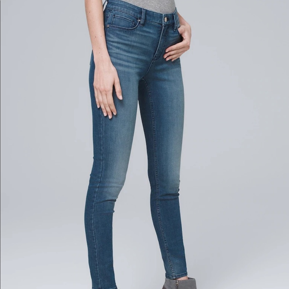 Ultimate sculpt high-rise skinny ankle jeans
